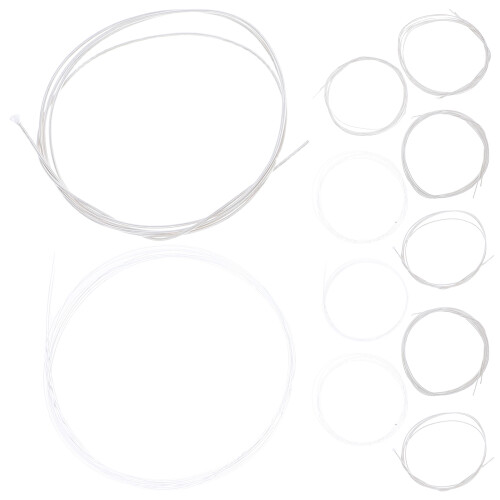 44Pcs Professional Silver-Plated Oud Strings Nylon Copper Alloy Kit 1