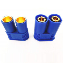 1Paar Koperen Blauwe Banana Connector Voor Elektrische Rc Motor En Esc