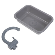 1Set Grijze Plastic Voor Kinderspeelkeuken Peuters Rollenspelset