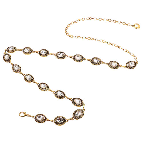 3St Metalen Tailleketting Dames Vintage Design Met Multi
