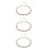 3St Metalen Tailleketting Dames Vintage Design Met Multi 7