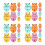 32Pcs Plastic Power Outlet Hook Adhesive Cable Holder Assorted Color 4
