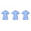 3St Dames Werkshirts Bloemenprint Comfortabel Polykatoen 4