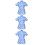 3St Dames Werkshirts Bloemenprint Comfortabel Polykatoen 7