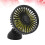 Zwart Auto Aromatherapie Ventilator ABS Mini USB Koelventilator 8