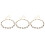 3St Metalen Tailleketting Dames Vintage Design Met Multi 9