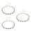 3St Metalen Tailleketting Dames Vintage Design Met Multi 5