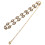 3St Metalen Tailleketting Dames Vintage Design Met Multi 3