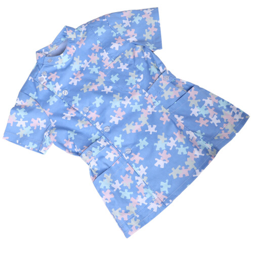 3St Dames Werkshirts Bloemenprint Comfortabel Polykatoen 1