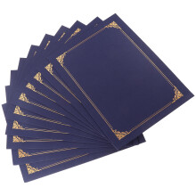 50St Blauwe Papieren Presentatiemap Voor Diploma En Certificaat
