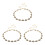 3St Metalen Tailleketting Dames Vintage Design Met Multi 4