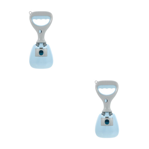 2Pièces Outil Ramassage Crottes ABS Confortable Portable 1