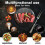 Pizzablech Stanzbackblech Antihaft mit Loch Pizzaform Grillblech Backform Rundes Backblech 3