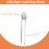 3mm White LED Light 100pcs Light Emitting Diode 8