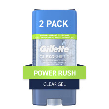 Gillette Clear Gel Antiperspirant/Deodorant, Power Rush 3.8 oz 2 stuks (Pack van 3)