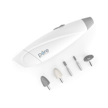 Pure Enrichment PureNails Express Draadloze Manicure en Pedicure Set - Draagbare Nagelvijl met 5 Opzetstukken