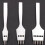 3Pcs 4mm Leather  Round Hole Leather Puncher Detachable Seam Punching Chisel Tool/Set 6