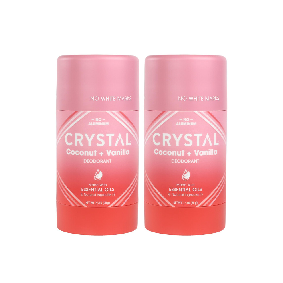 Crystal Essence Crystal Deodorant Magnesium Solid Stick Natural Deodorant, Non-Irritating Aluminum Free Deodorant, Safely And Effectively Fights Odor, Baking Soda Fre