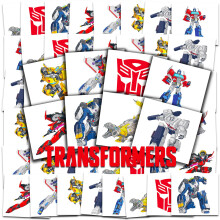 Tatuajes Transformers para Fiestas ~ 70+ Tatuajes Temporales Individuales de 2" x 2" para Niños