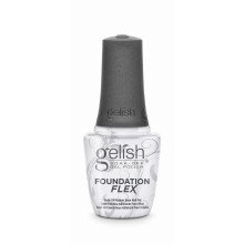 Gelish Foundation Flex (Trasparente) Gel per Unghie, Base per Unghie, Colori Neutri, 0.5 once