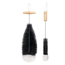 Bottle Brush for Glass Bottles, Bottle Cleaner, Pack of 2 Cleaning Brushes, Cleaning Bottle Cleaner Black