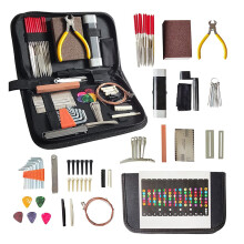 67PCS Guitar Tool Kit for Set ,Intonation Adjustment and Repair, Guitar Maintenance Kit for Guitar Bass and Ukulele
