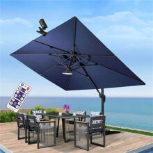 Warm Solar Outdoor Umbrella Light, Timer Remote Control, Umbrella Light Outdoor Garden Solar Garden Umbrella Light LED