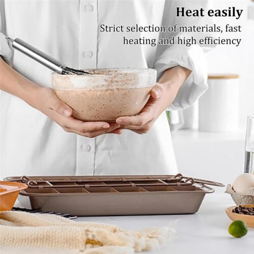 Bread Cake Pan Baking Utensils Non-Stick Baking Pan Square Grid Chocolate Dessert Cake Mold 2
