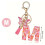 M Style Letter Keychain Cute Initial Letter Keychain Handle Pendant 3