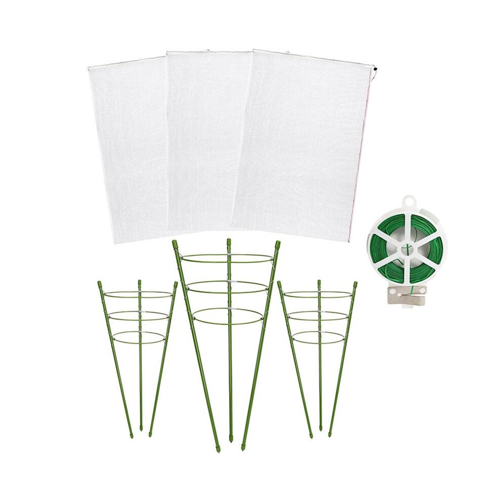 Tauoh Adjustable Detachable Tomato Cage, Tomato Plant Support Cages Trellis Garden Sticks/Stakes For Garden