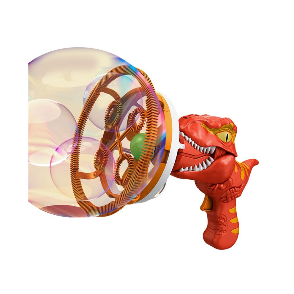 Saudism Fan Dinosaur Bubble Machine Bubbles In Bubble Handheld Electric Dinosaur Bubble Machine Bubble Dinosaur Pool Toys Red