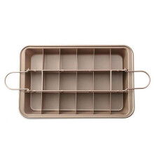 Bread Cake Pan Baking Utensils Non-Stick Baking Pan Square Grid Chocolate Dessert Cake Mold