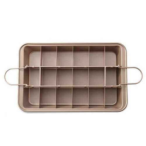 Bread Cake Pan Baking Utensils Non-Stick Baking Pan Square Grid Chocolate Dessert Cake Mold