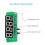 4-Digit Digital DIY Clock Kits with Acrylic Shell, DIY Alarm Clock Soldering Practice Kit for Learning Electronics,C 4