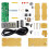 4-Digit Digital DIY Clock Kits with Acrylic Shell, DIY Alarm Clock Soldering Practice Kit for Learning Electronics,C 9