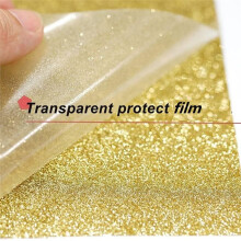 Glitter Vinyl Heat Transfer 3D, Metallic Heat Transfer Vinyl Sheets Iron , Glitter Heat Transfer HTV Vinyl