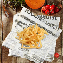 100 StüCk Backpapier, Brotpapier, Hot-Dog-Einlage mit Pommes Frites, Hamburger-Sandwich, SaugfäHiges Papier