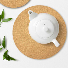 Pack of 8 Cork Coasters, Round Cork Pot Coasters,Cork Cup Coasters for Pots,Casserole Dishes,Pans,Kitchen and Restaurant