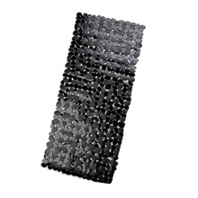 Tapis de Bain en Galets pour Baignoire à Tapis de Baignoire AntidéRapant dans la Douche (Noir)