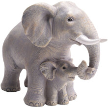 Elephant Statue - Elephant Decor - Elephant Gifts for Women - Home Decor Office Bookshelf TV Stand Living Room
