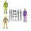 Multi-Jointed Movable Robot 3D Printed Mannequin Dummy Action Figures Game Kid Adult Decompression Tools, 4