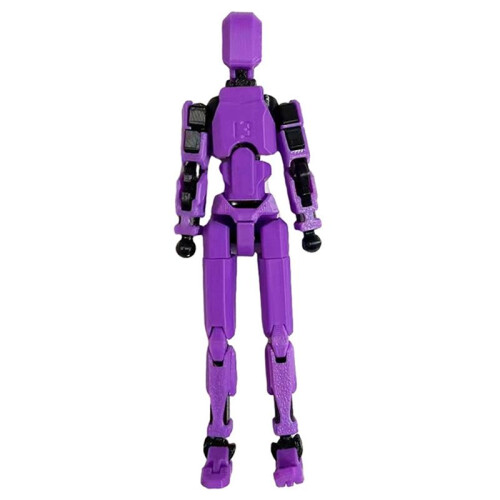 Multi-Jointed Movable Robot 3D Printed Mannequin Dummy Action Figures Game Kid Adult Decompression Tools, 1