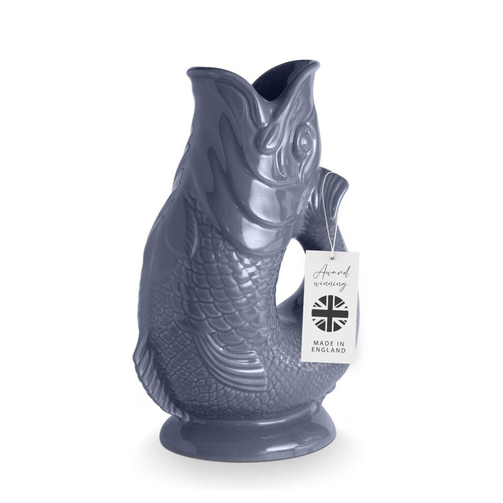 Wade Pottery Grey Fish Jug Handcrafted In Stokeontrent England 1.2L French - Image 2
