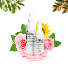 Rastta Locs Spray: Rosmarino e Menta per Capelli Tipo 4, Vegan, Idratante