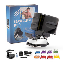 Skull Shaver Beast Clipper Duo : Kit de Coupe & Toilettage à Domicile pour Hommes/Femmes - Idée Cadeau, DIY, Tondeuses.