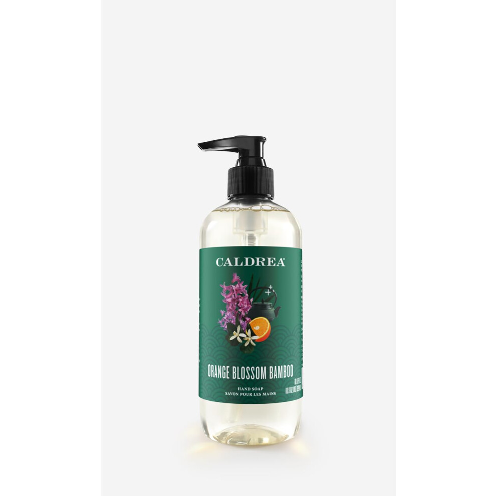 Caldrea Orange Hand Wash Soap, Aloe Vera Gel, Olive Oil, Peel And Ylang Ylang Flower Essential Oils To Cleanse And Condition, Blossom Bamboo Sc