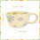 Elegant Floral Ceramic Mug Coffee Cup with Flower Decorations, 250ml Spring Drinkware for Home Decor,C 6
