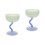 2Stk Fußed Dessert Becher Eiscreme Snack Joghurt Schälchen 4