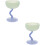 2Stk Fußed Dessert Becher Eiscreme Snack Joghurt Schälchen 6