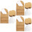 3Sets Blankokarten Mit Umschlägen Bunt Für Geschenke Und Grüße 5